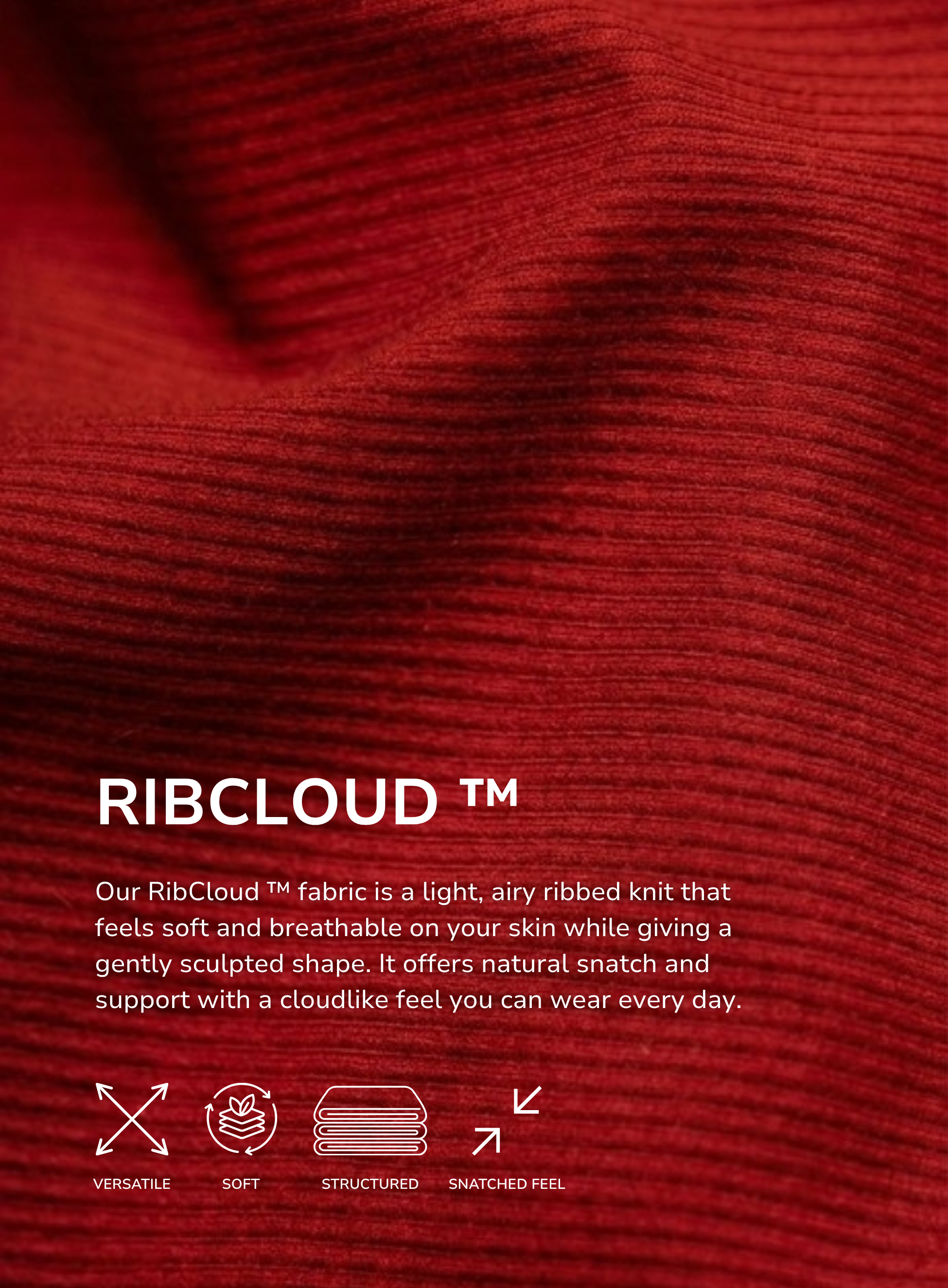 Micro-Rib U Neck Top
