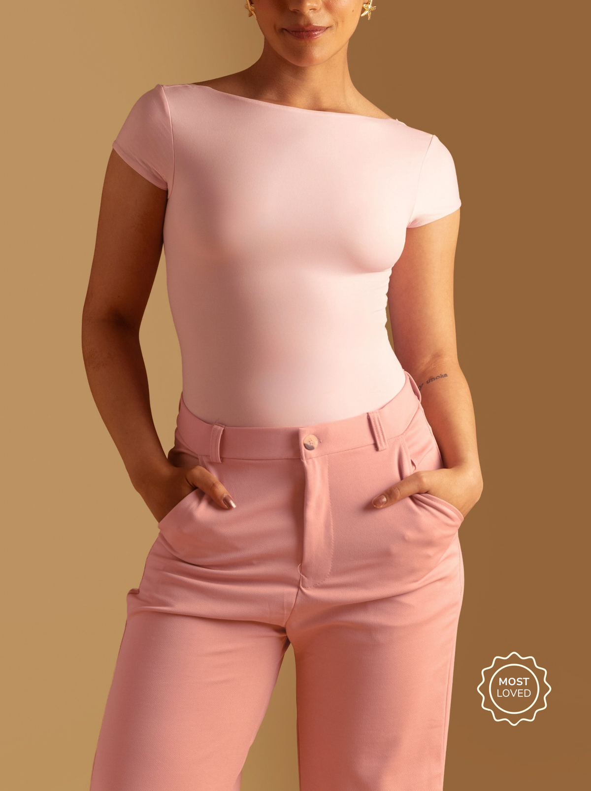 Boat Neck Bodysuit (Reversible)