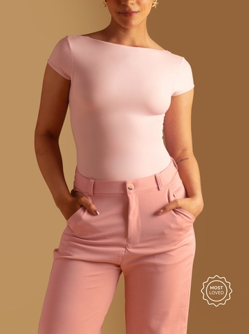 Boat Neck Bodysuit (Reversible)